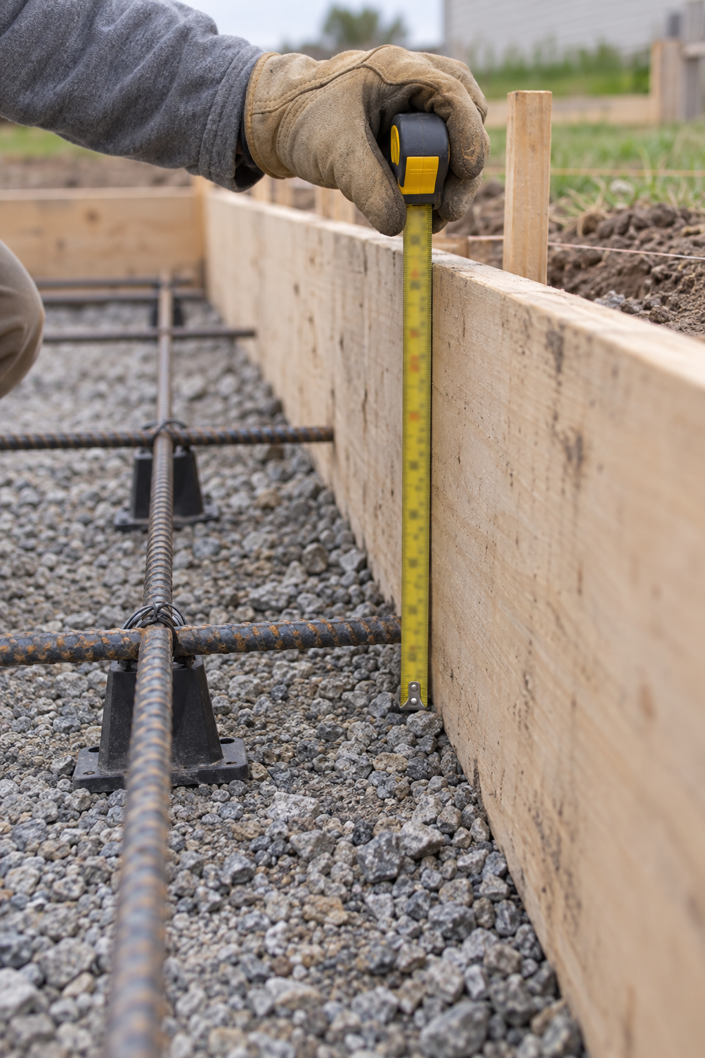 form depth for a concrete driveway slab